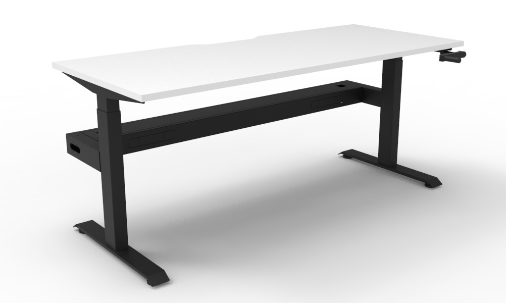 Boost Manual Height Adjustable Straight Desk